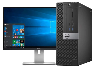 جهاز كمبيوتر مكتبي المعالج كور i5 الجيل السادس مع شاشة 24 مجدد